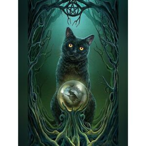 Custom Fridge Magnet Black Cat Halloween Home Kitchen Decor